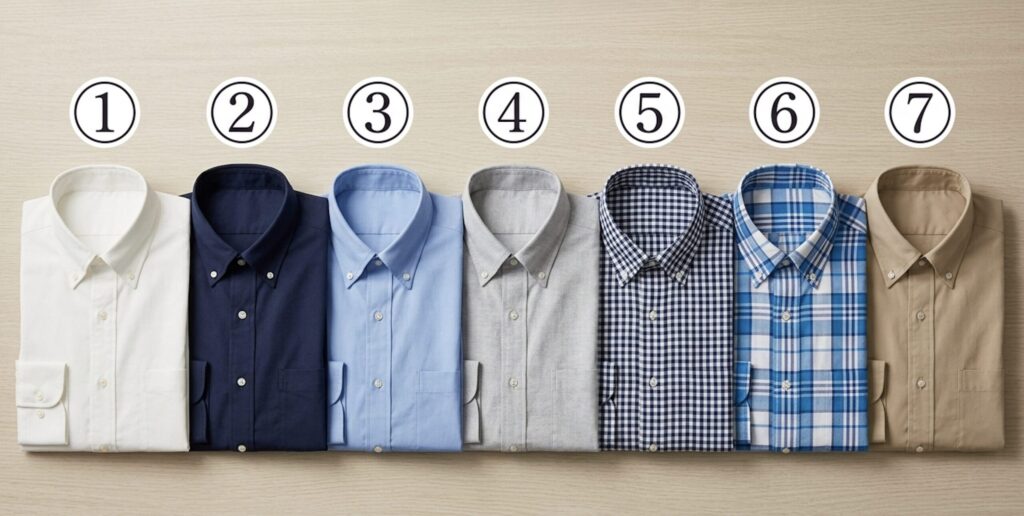 50代60代男性が揃えておきたい清潔感のあるシャツ7枚の一覧画像